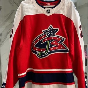 SOLD Columbus Blue Jackets Reverse-Retro alternate game issued hockey jersey